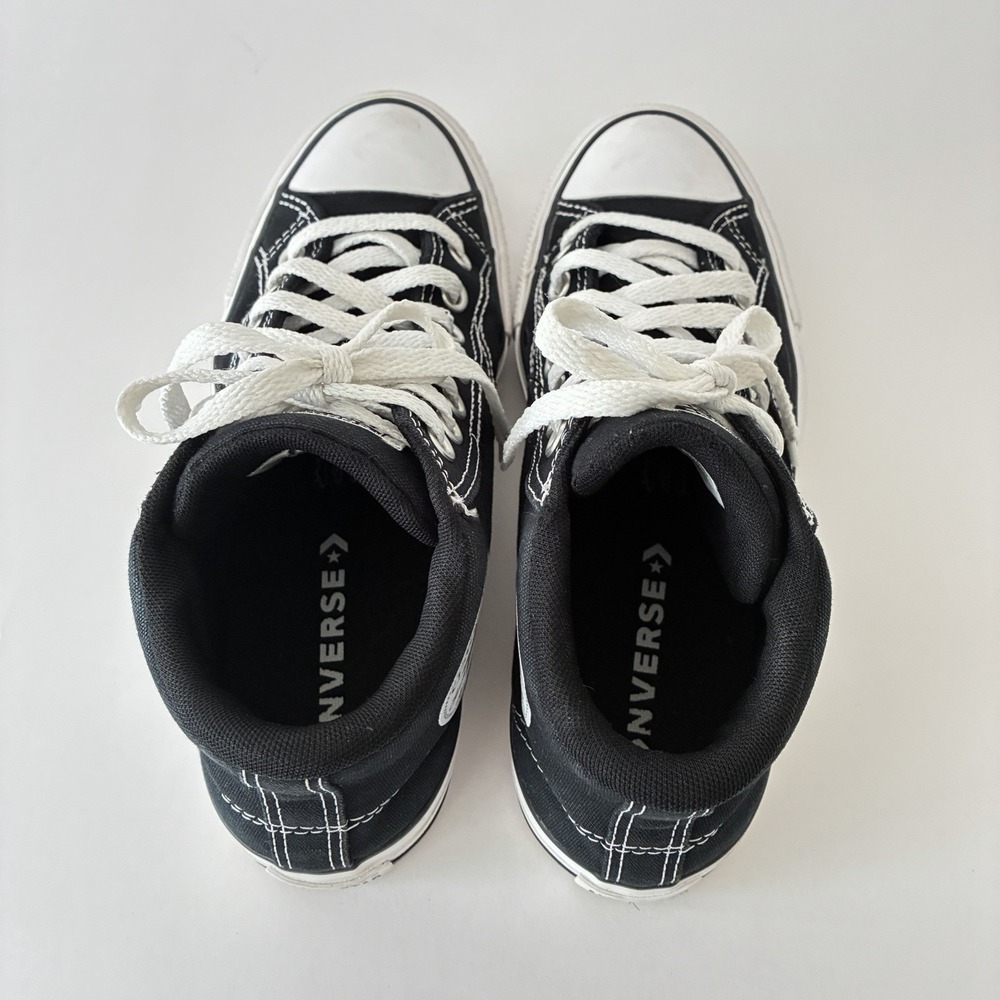 Converse Chuck Taylor All Star Malden Street Mid Canvas Sneakers Black Men's 7 - Picture 9 of 13